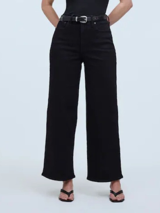 Madewell Denim - Madewell | The Curvy Perfect Vintage Wide Leg Jean - High Rise -Washed Black NWT